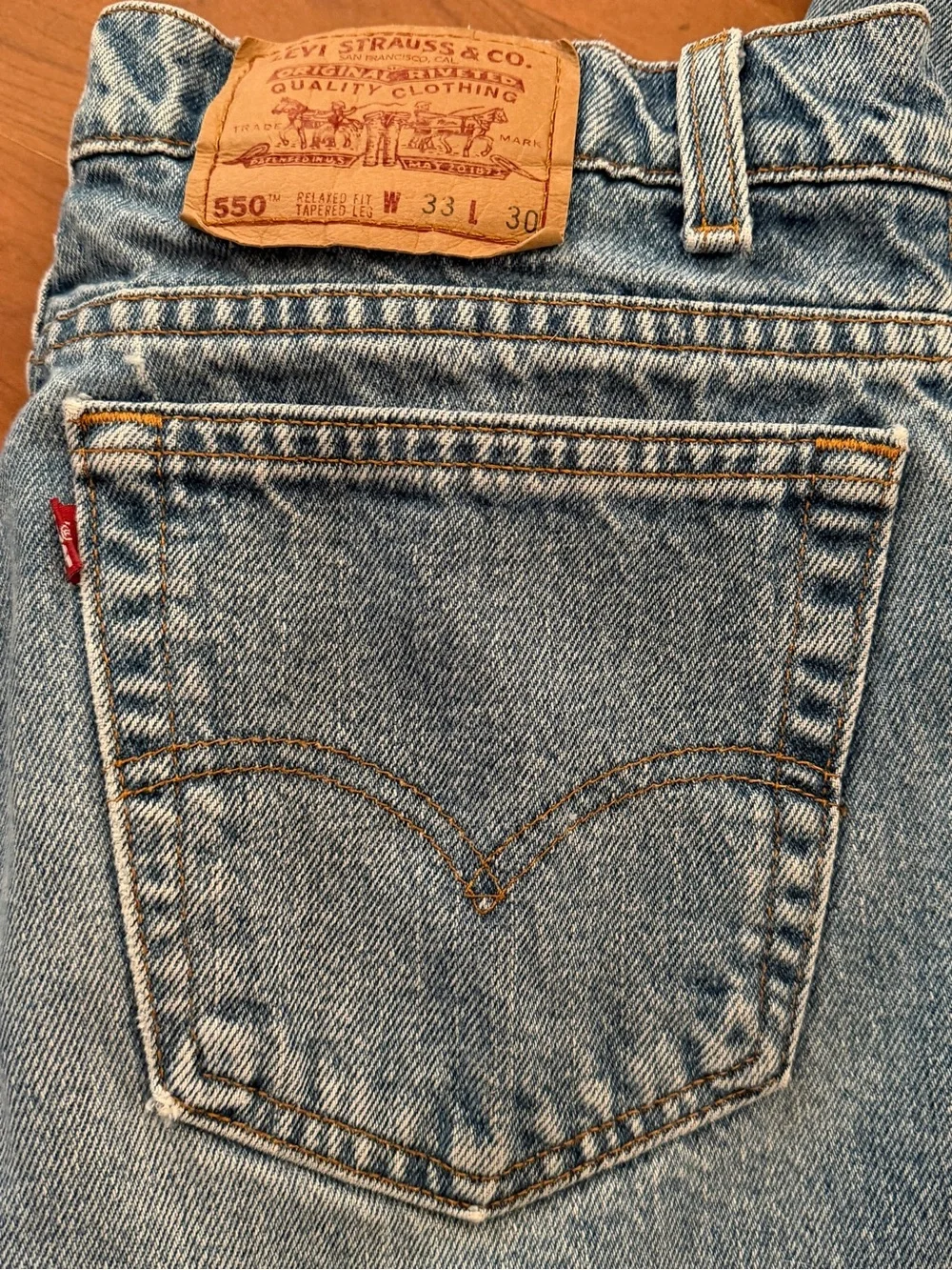 Vintage Levi’s 550 tapered fit